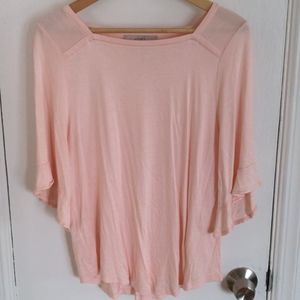 Flutter/elbow sleeve top